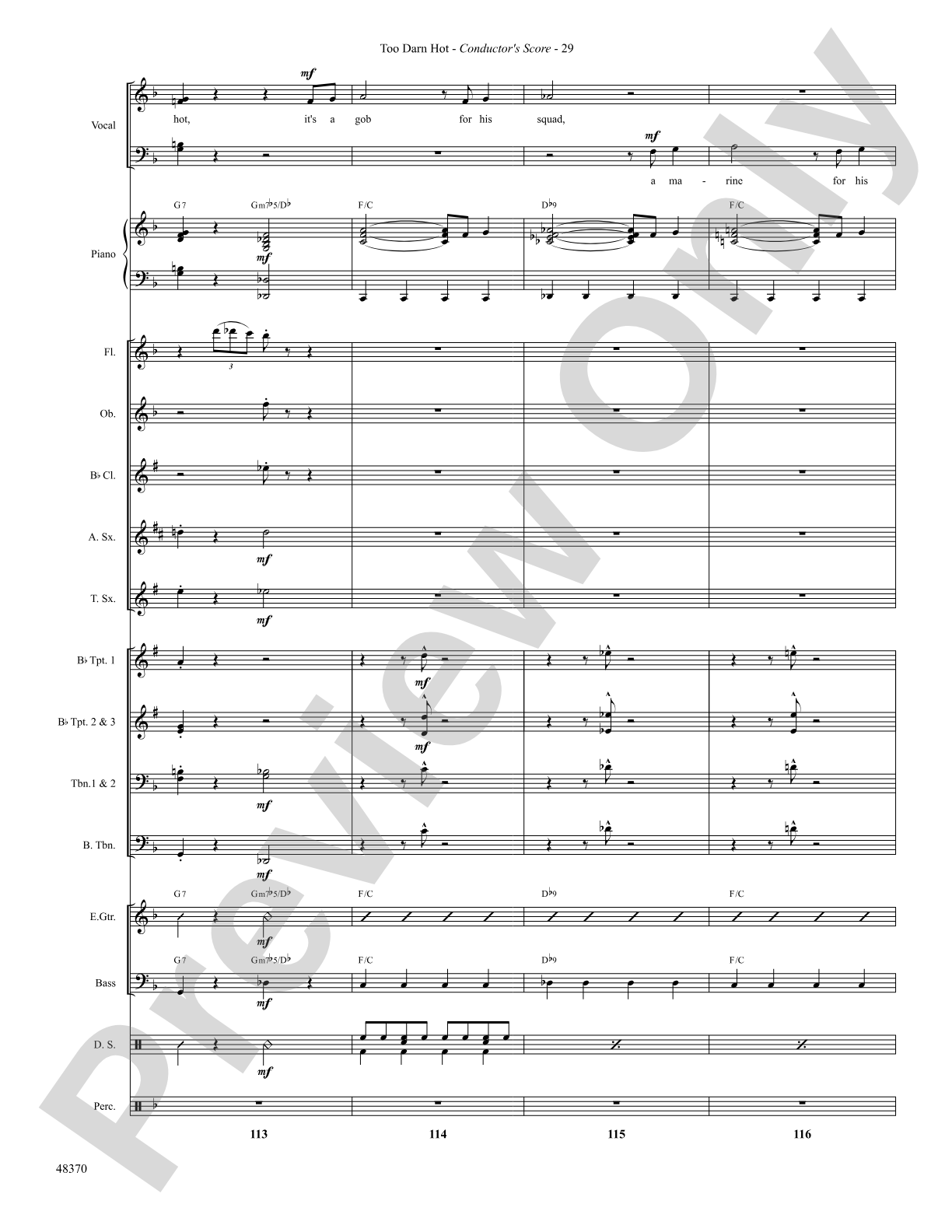 Too Darn Hot: Choral SoundPax