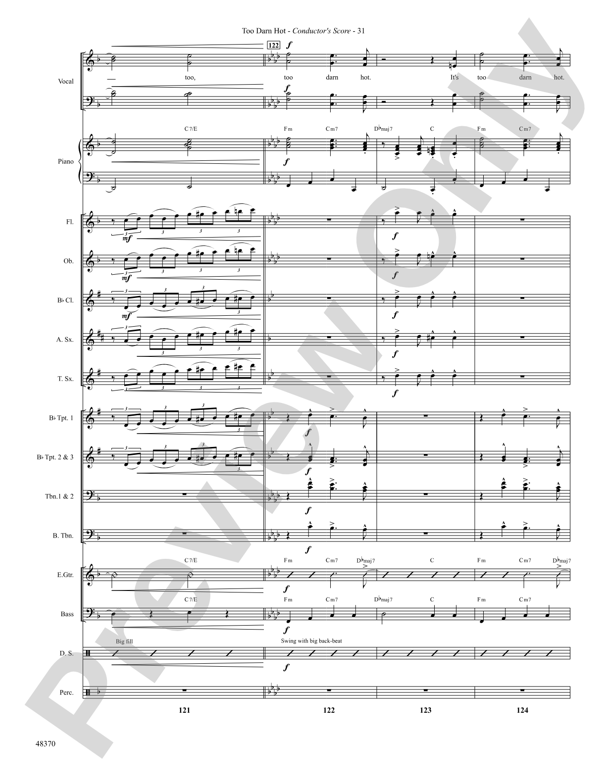 Too Darn Hot: Choral SoundPax