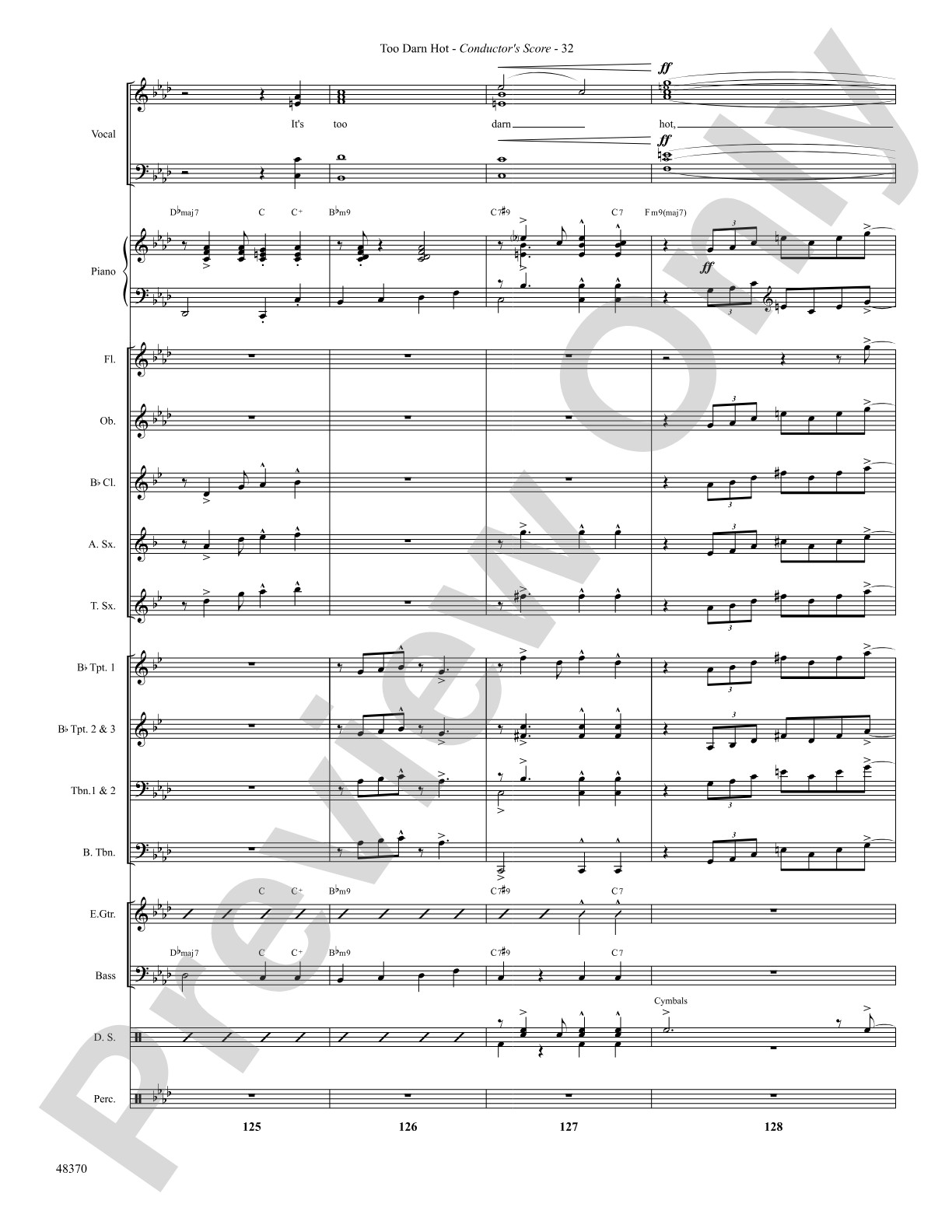 Too Darn Hot: Choral SoundPax