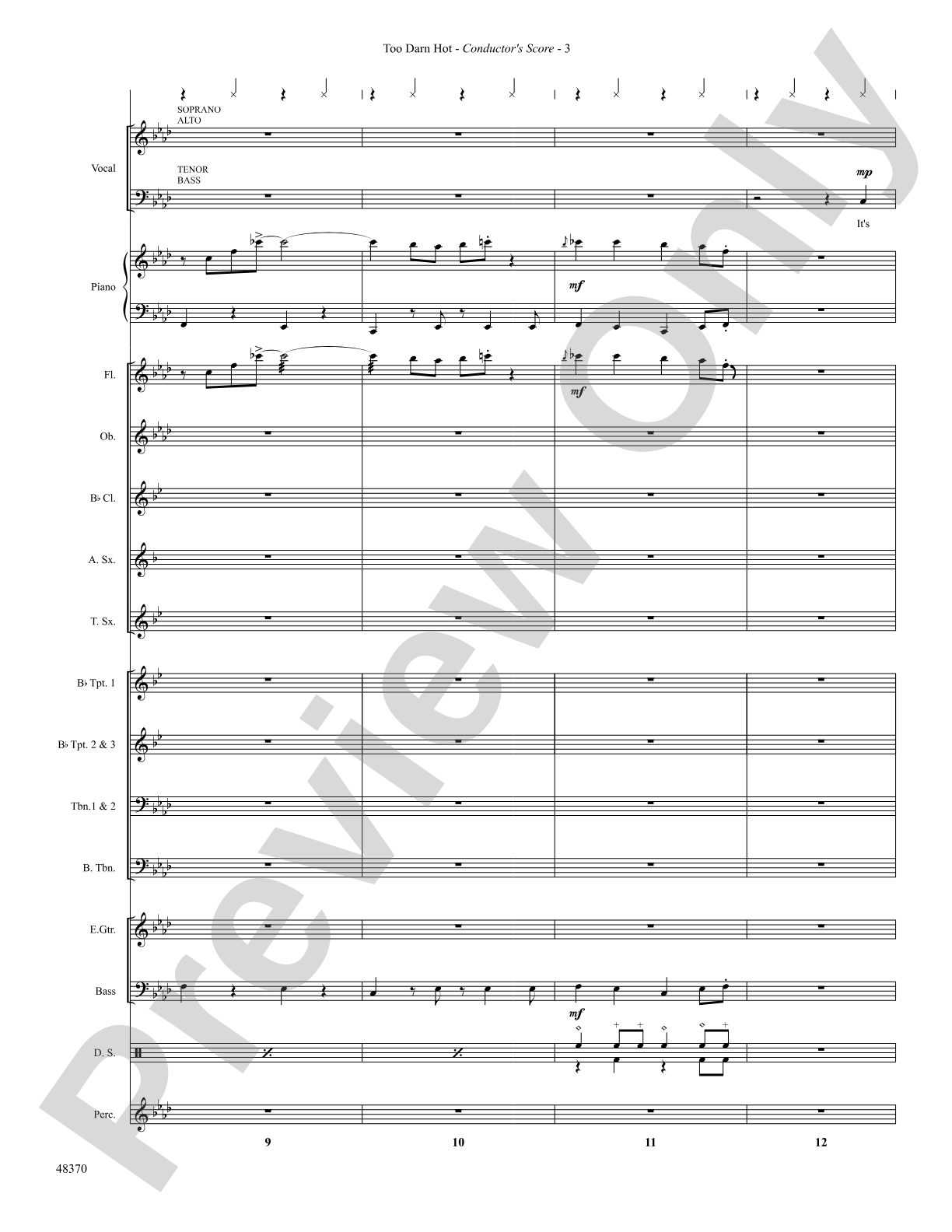 Too Darn Hot: Choral SoundPax