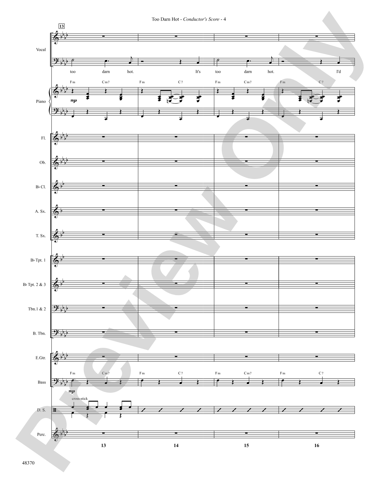 Too Darn Hot: Choral SoundPax