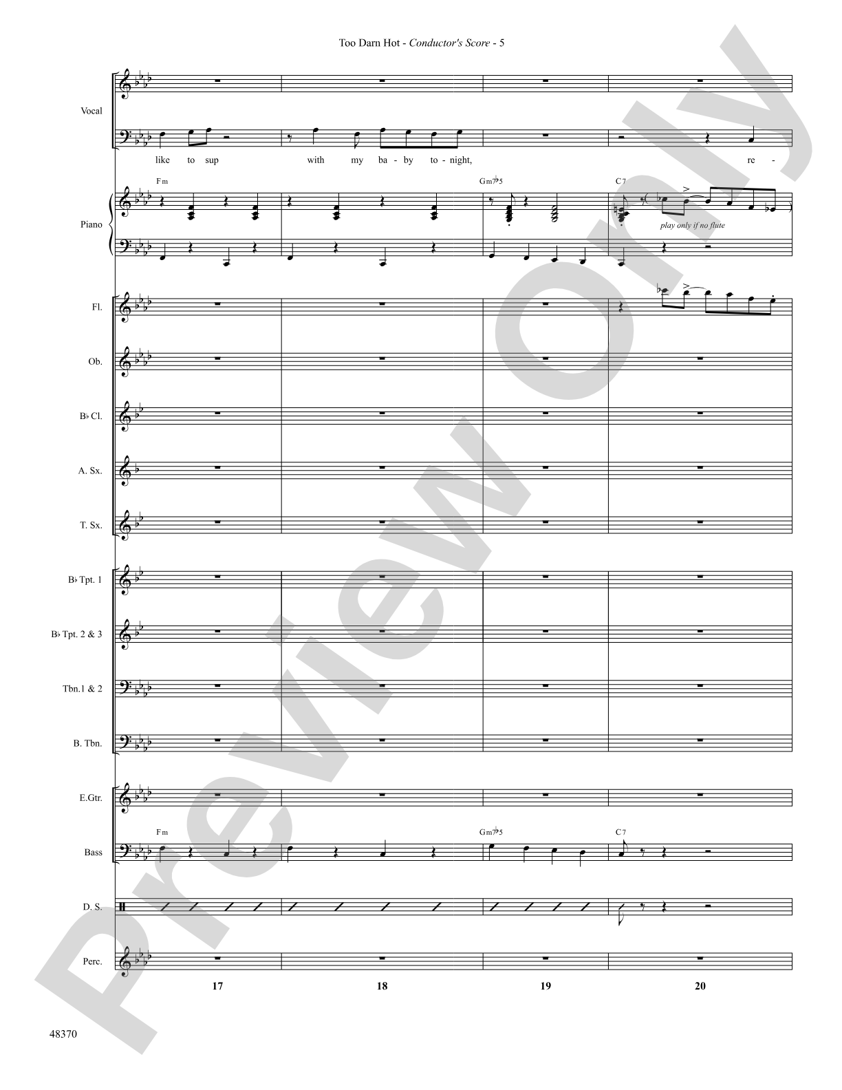 Too Darn Hot: Choral SoundPax