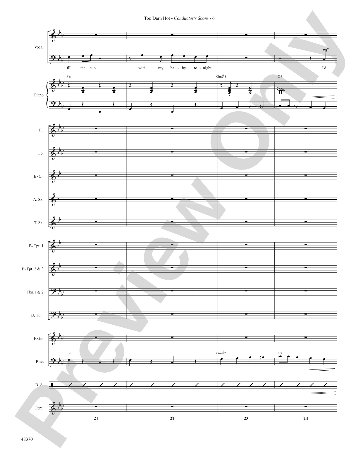 Too Darn Hot: Choral SoundPax