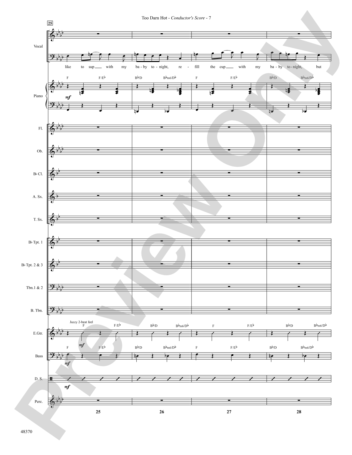 Too Darn Hot: Choral SoundPax