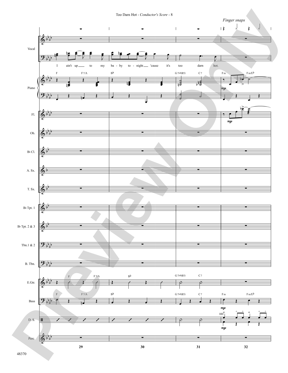 Too Darn Hot: Choral SoundPax