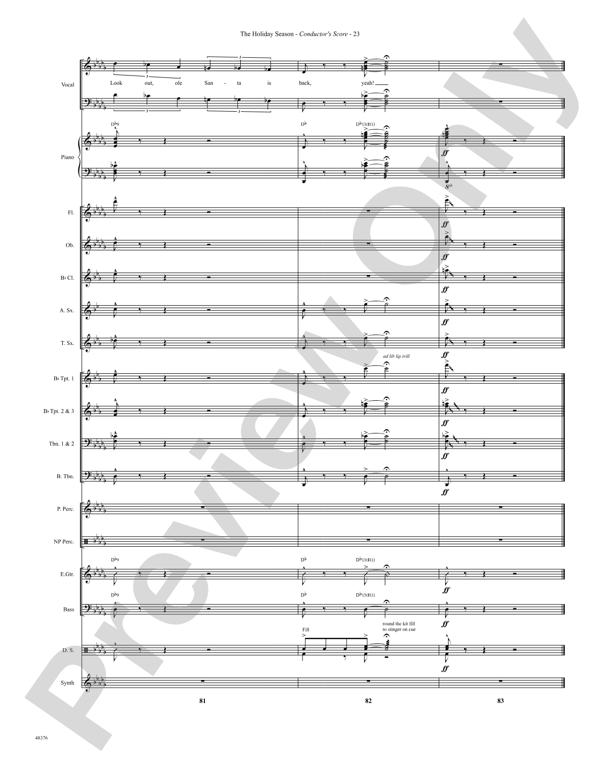 The Holiday Season: Choral SoundPax