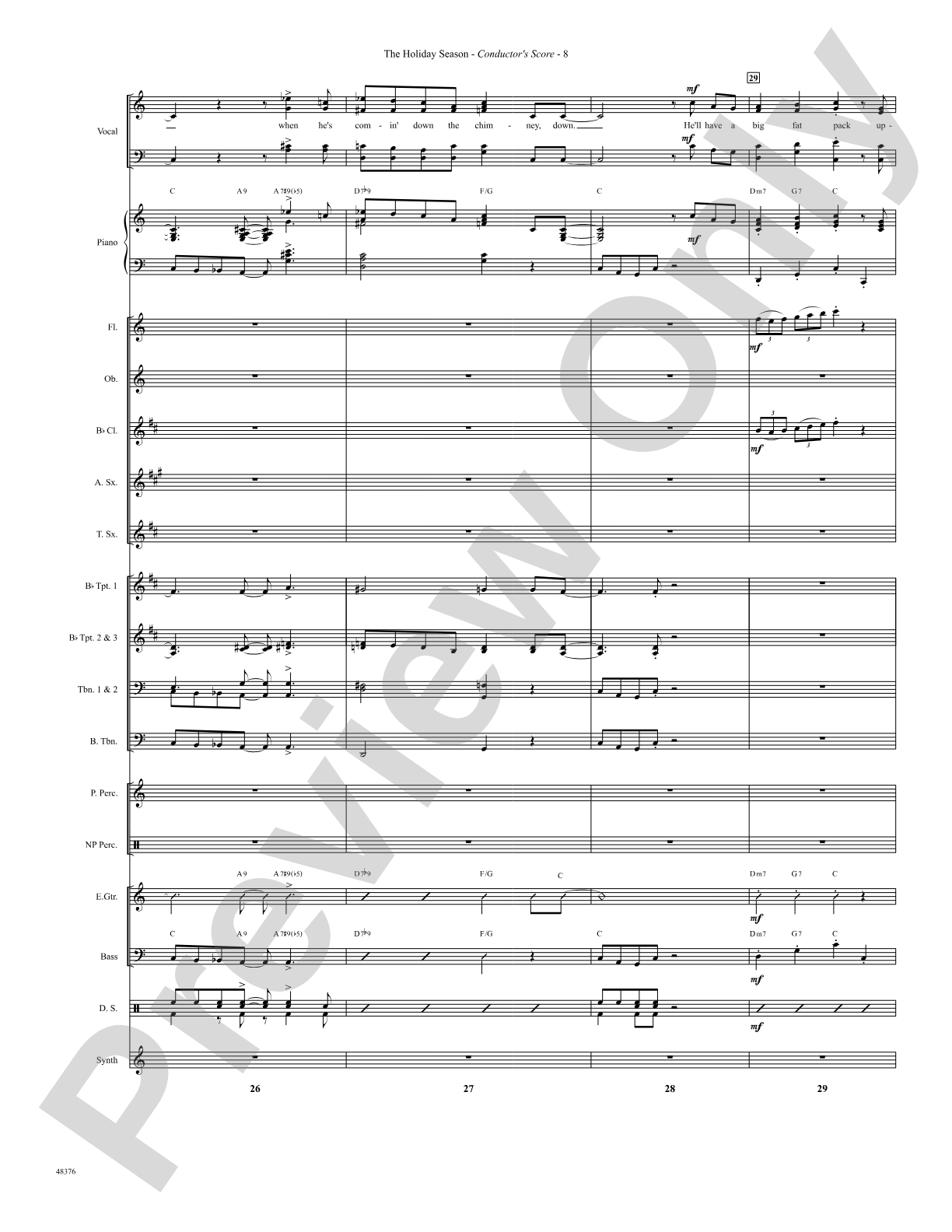 The Holiday Season: Choral SoundPax