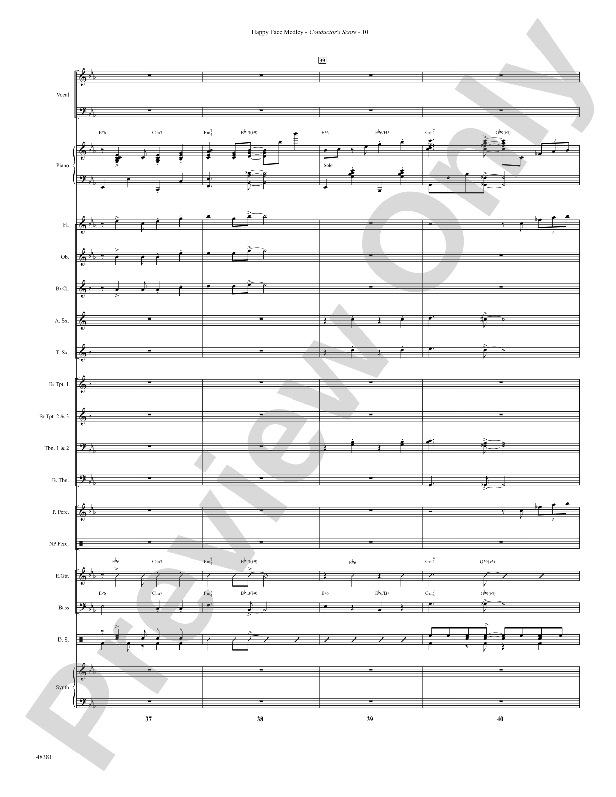 Happy Face Medley: Choral SoundPax