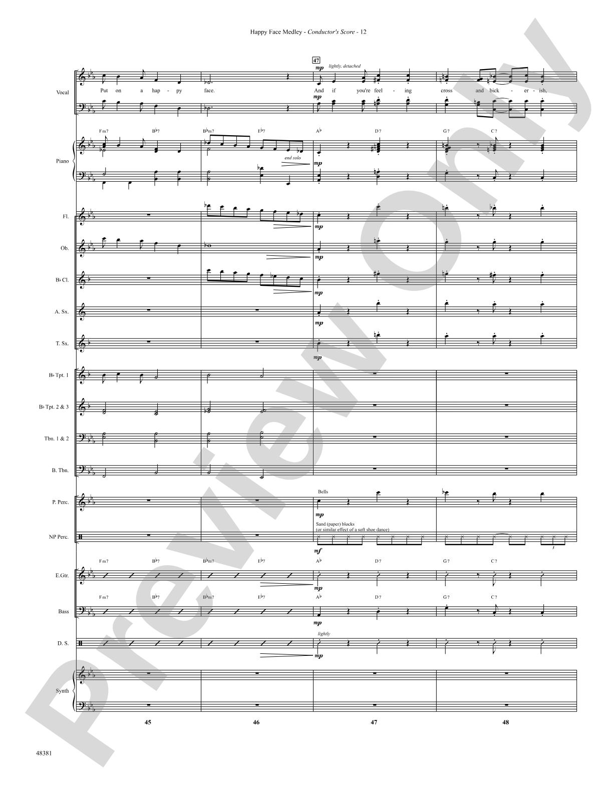 Happy Face Medley: Choral SoundPax