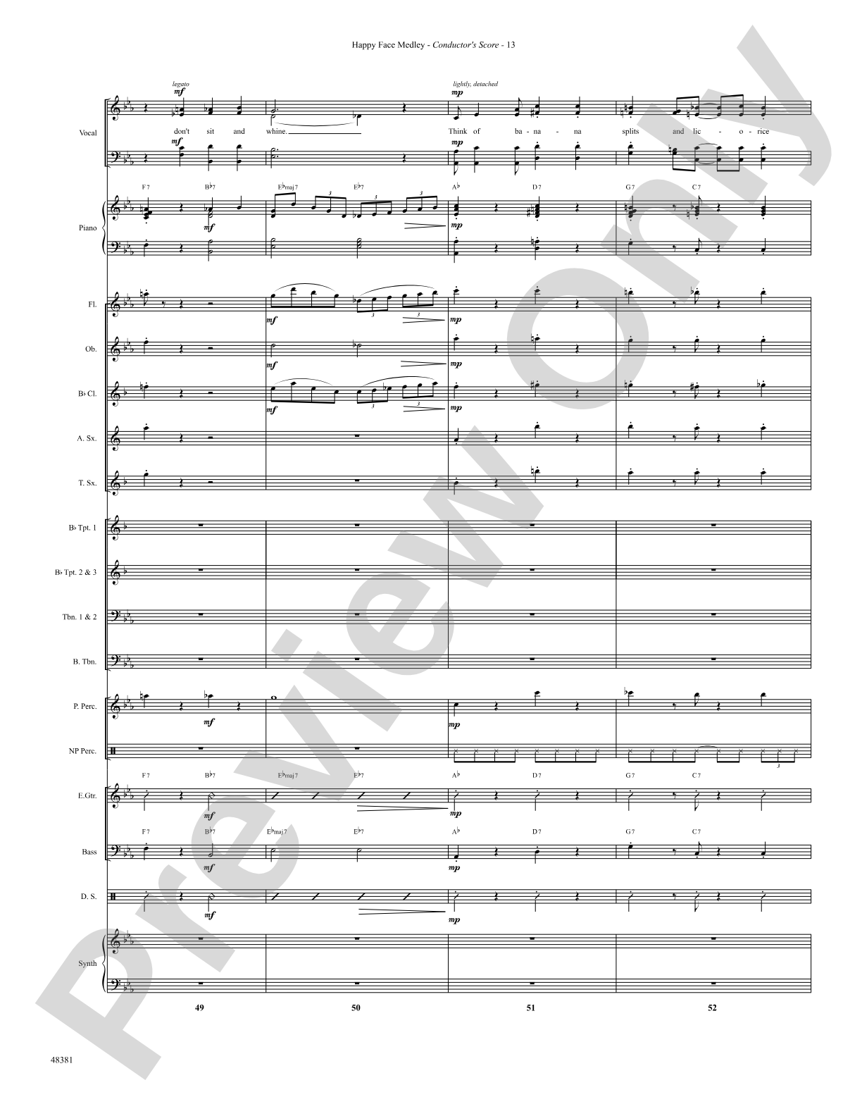 Happy Face Medley: Choral SoundPax