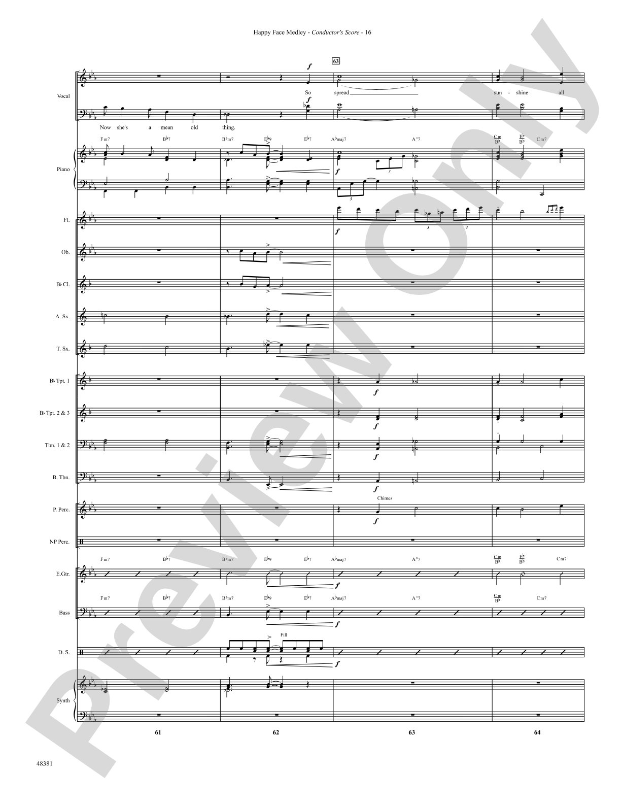 Happy Face Medley: Choral SoundPax