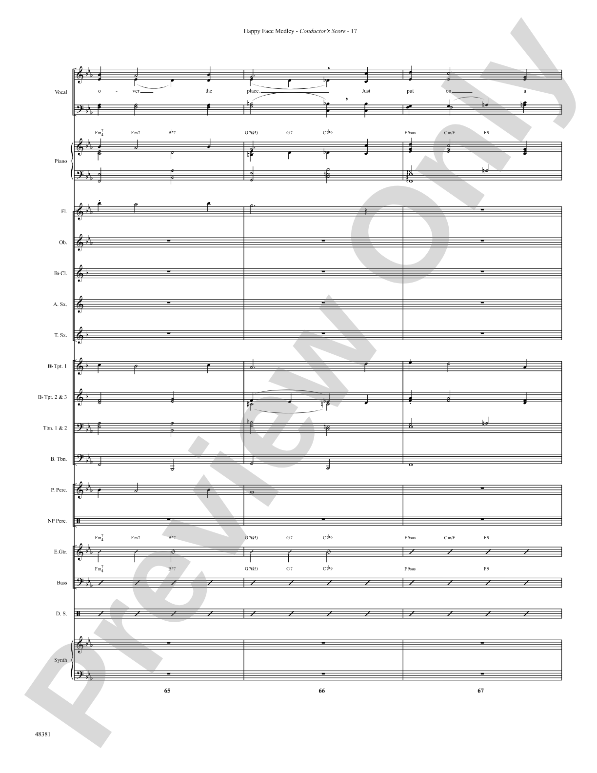 Happy Face Medley: Choral SoundPax