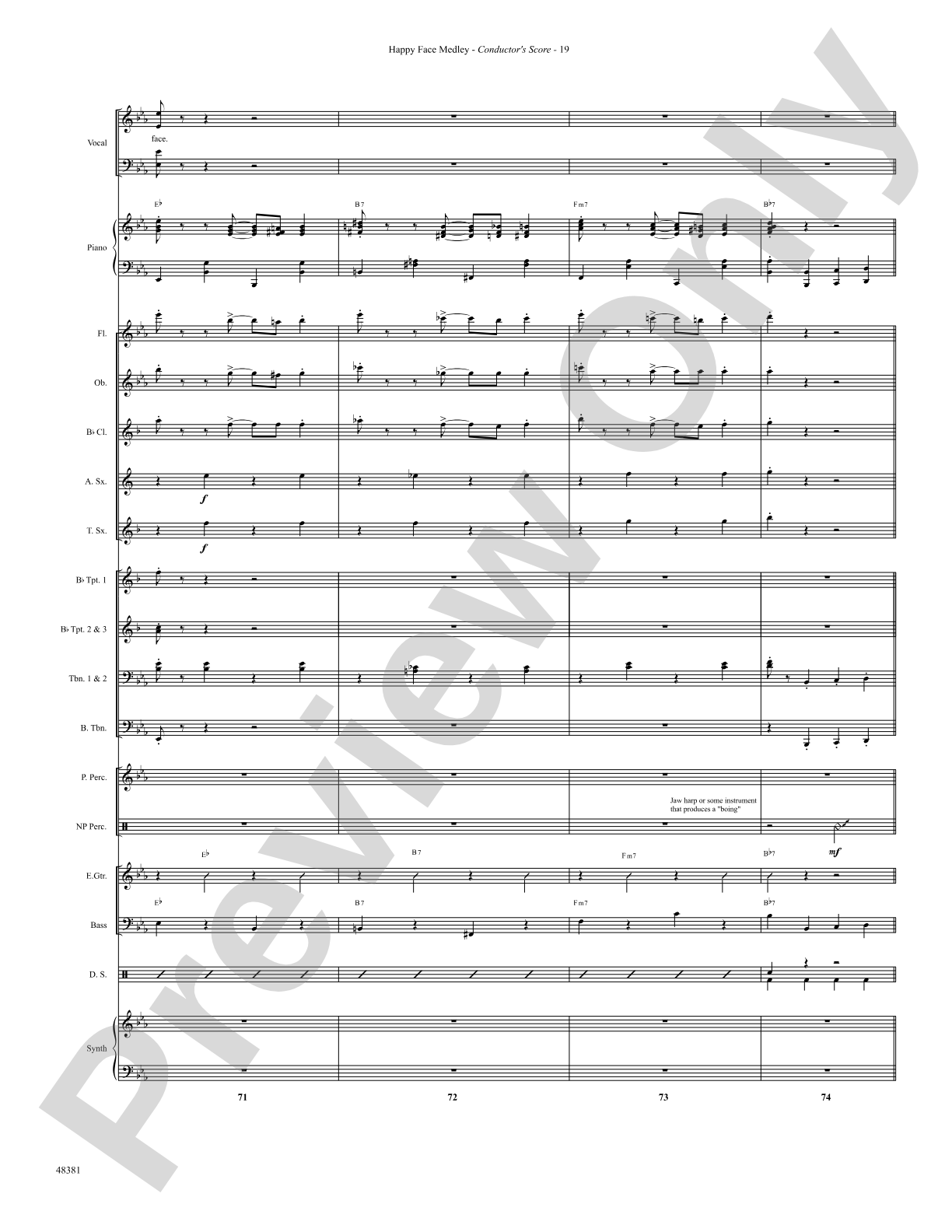 Happy Face Medley: Choral SoundPax