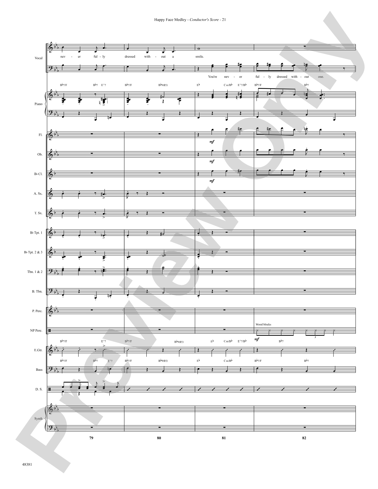 Happy Face Medley: Choral SoundPax