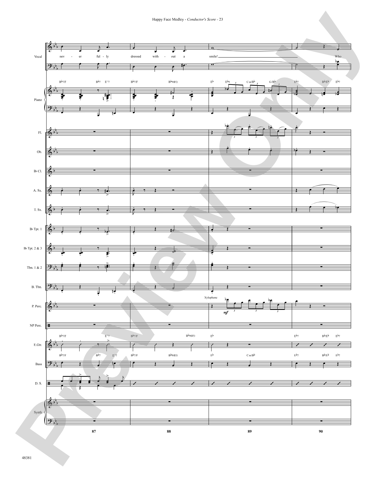 Happy Face Medley: Choral SoundPax