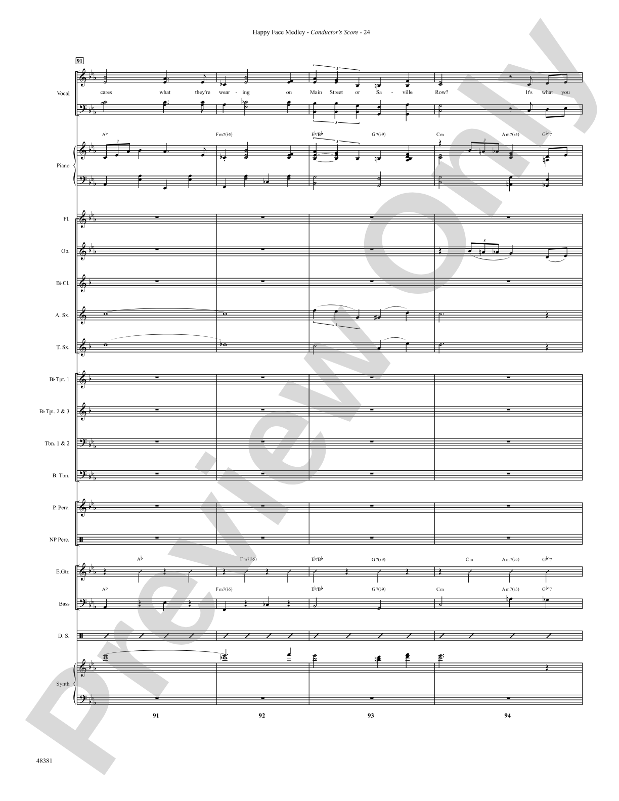 Happy Face Medley: Choral SoundPax