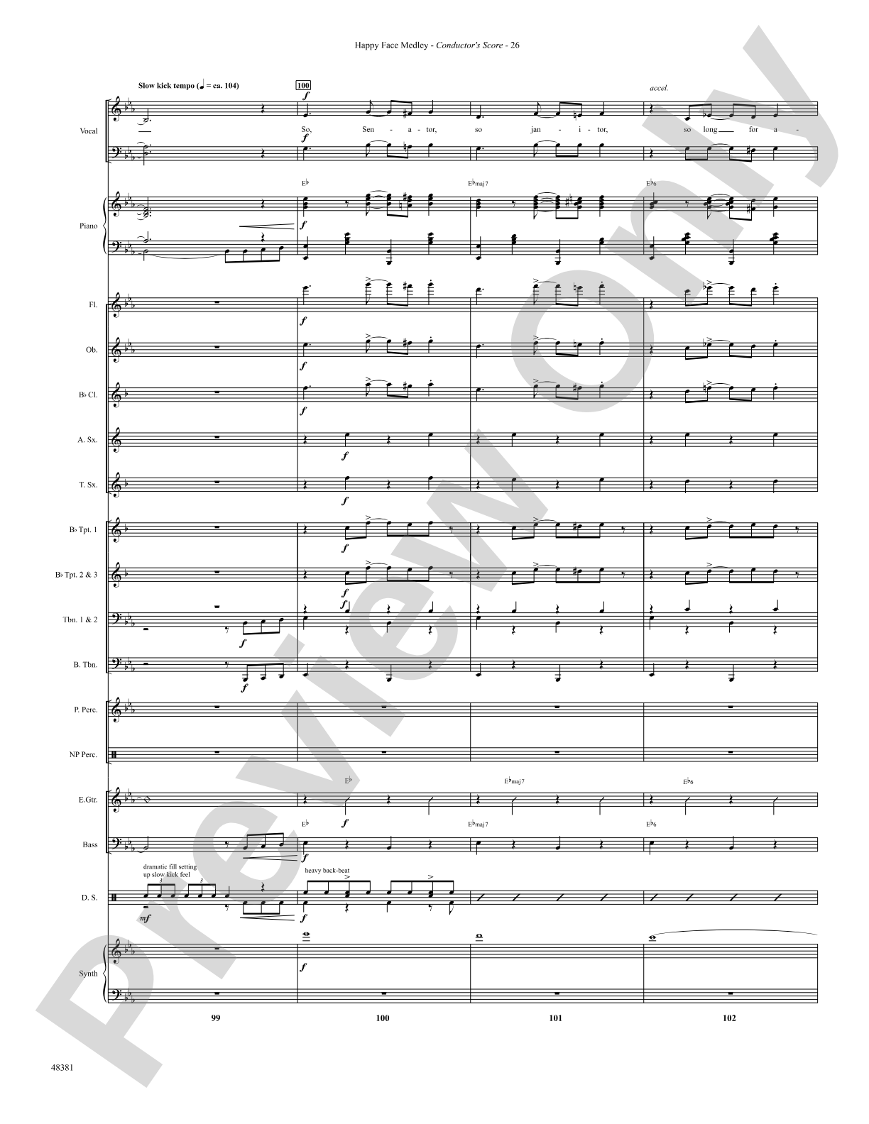 Happy Face Medley: Choral SoundPax