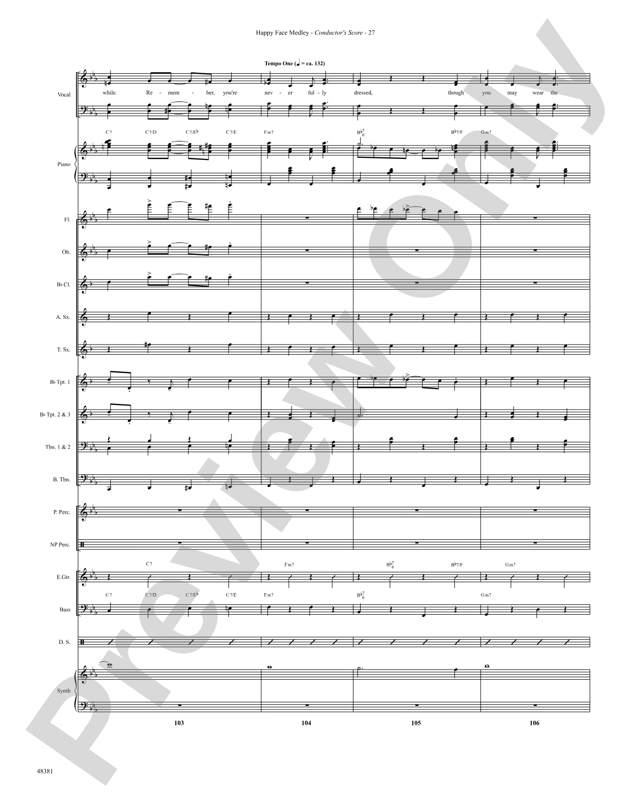 Happy Face Medley: Choral SoundPax