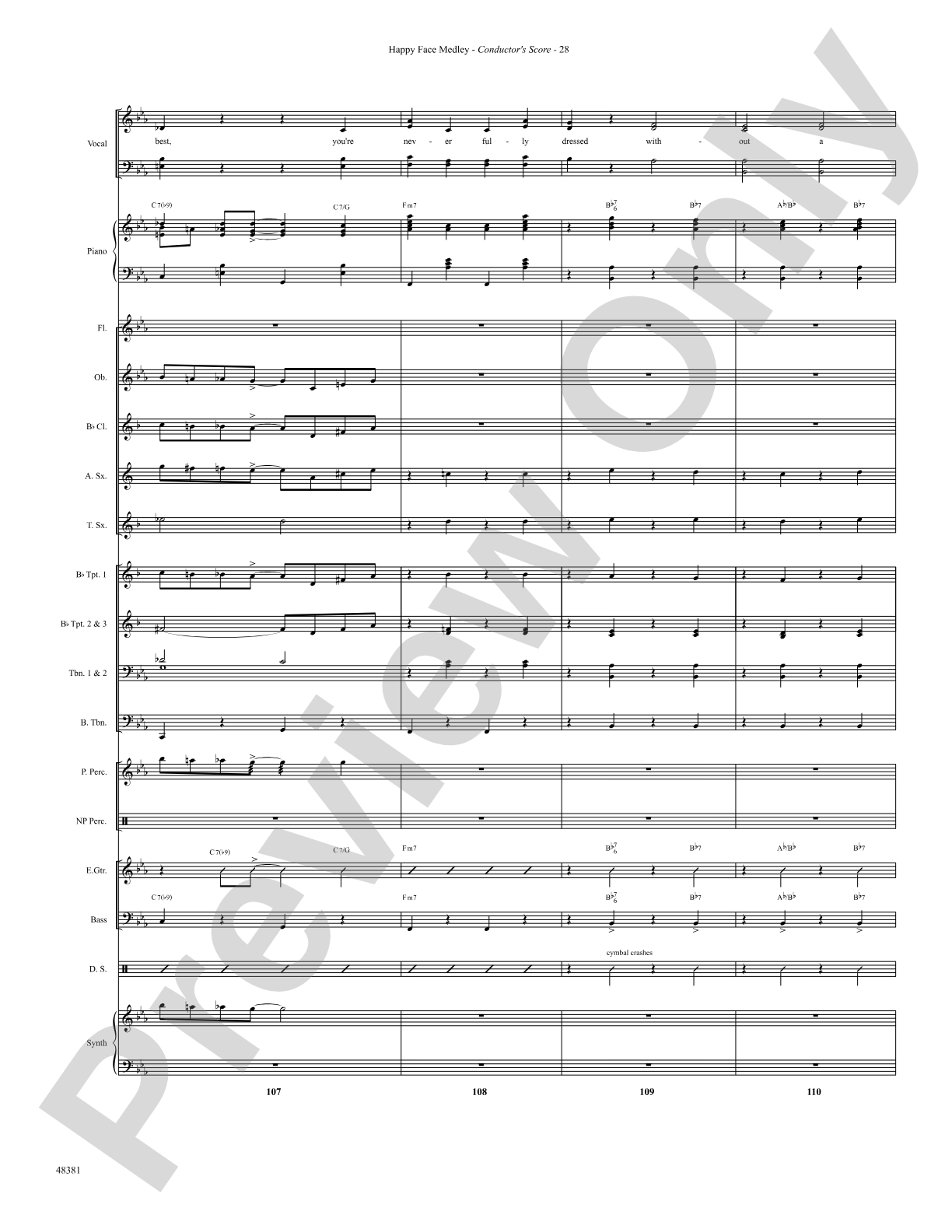 Happy Face Medley: Choral SoundPax