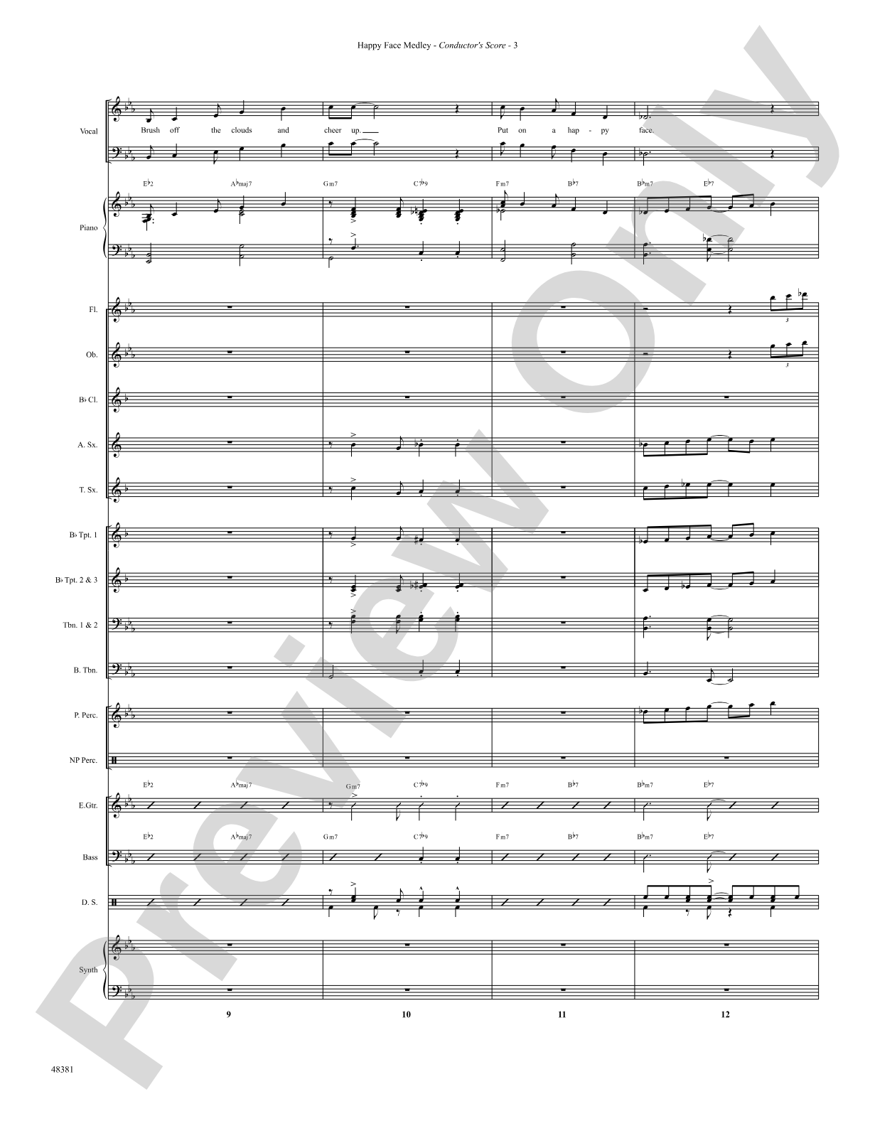 Happy Face Medley: Choral SoundPax