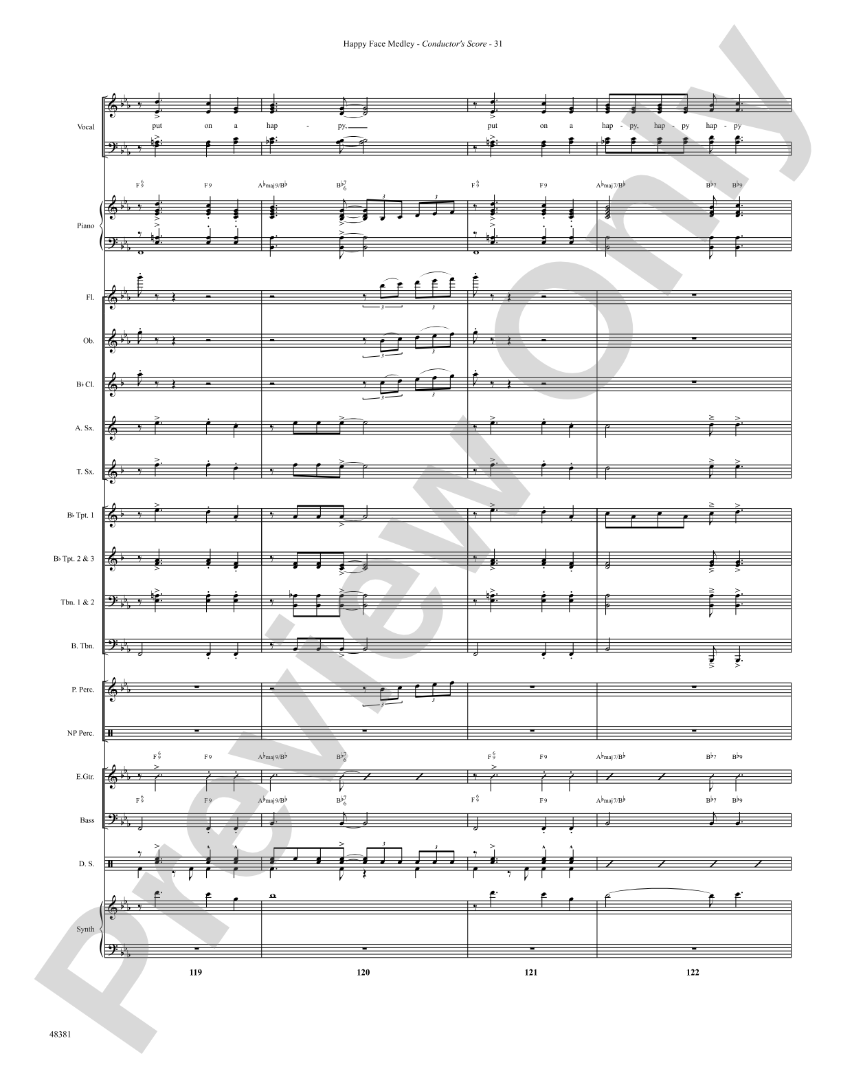 Happy Face Medley: Choral SoundPax