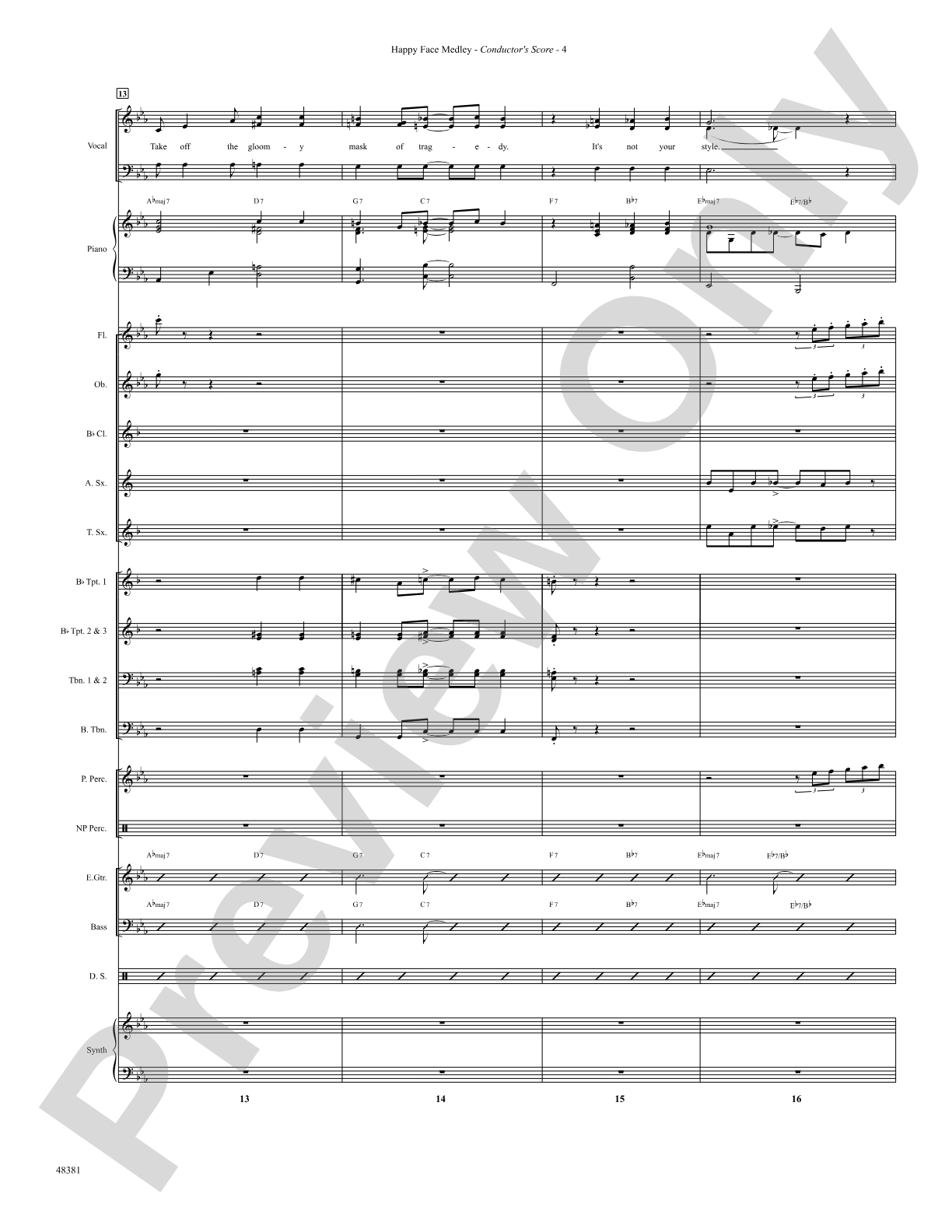 Happy Face Medley: Choral SoundPax