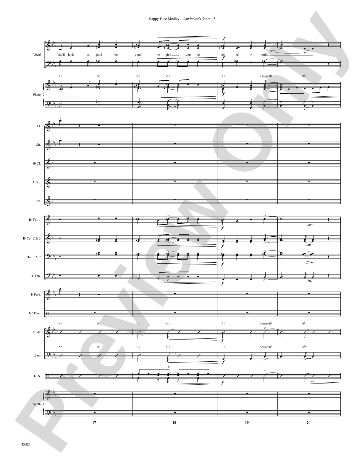 Happy Face Medley: Choral SoundPax