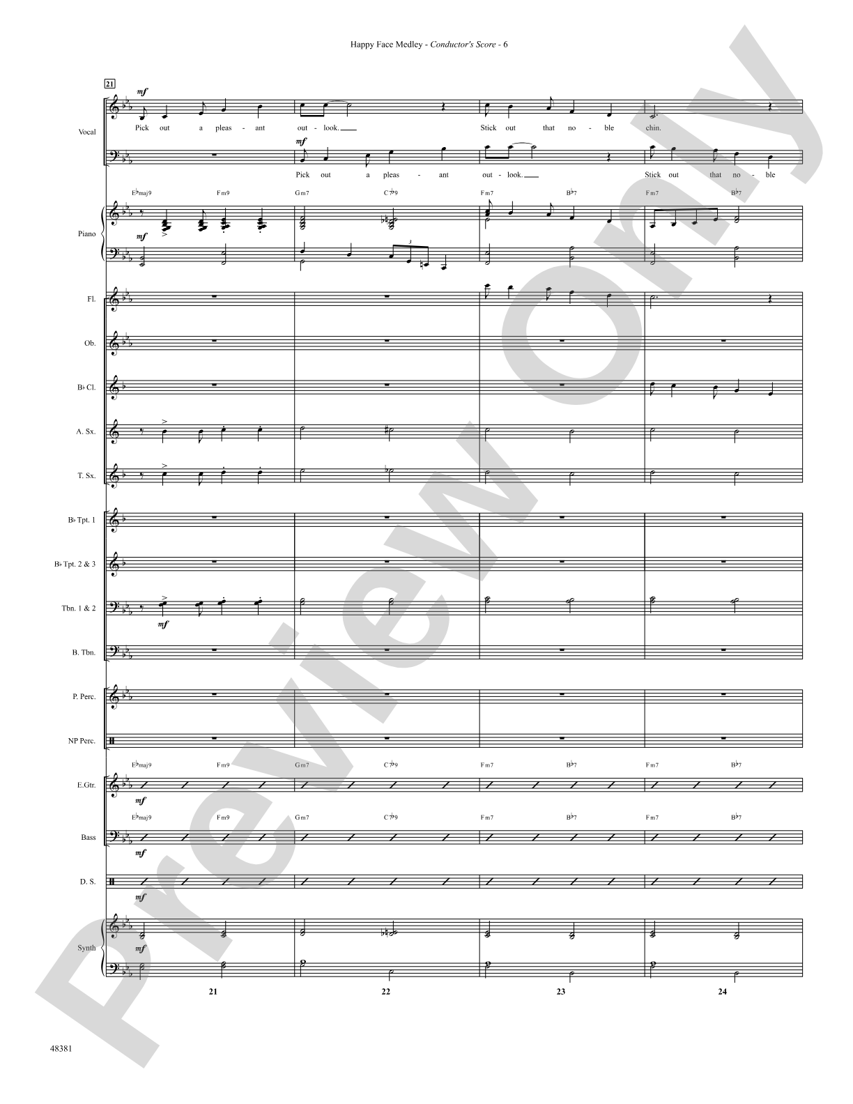 Happy Face Medley: Choral SoundPax