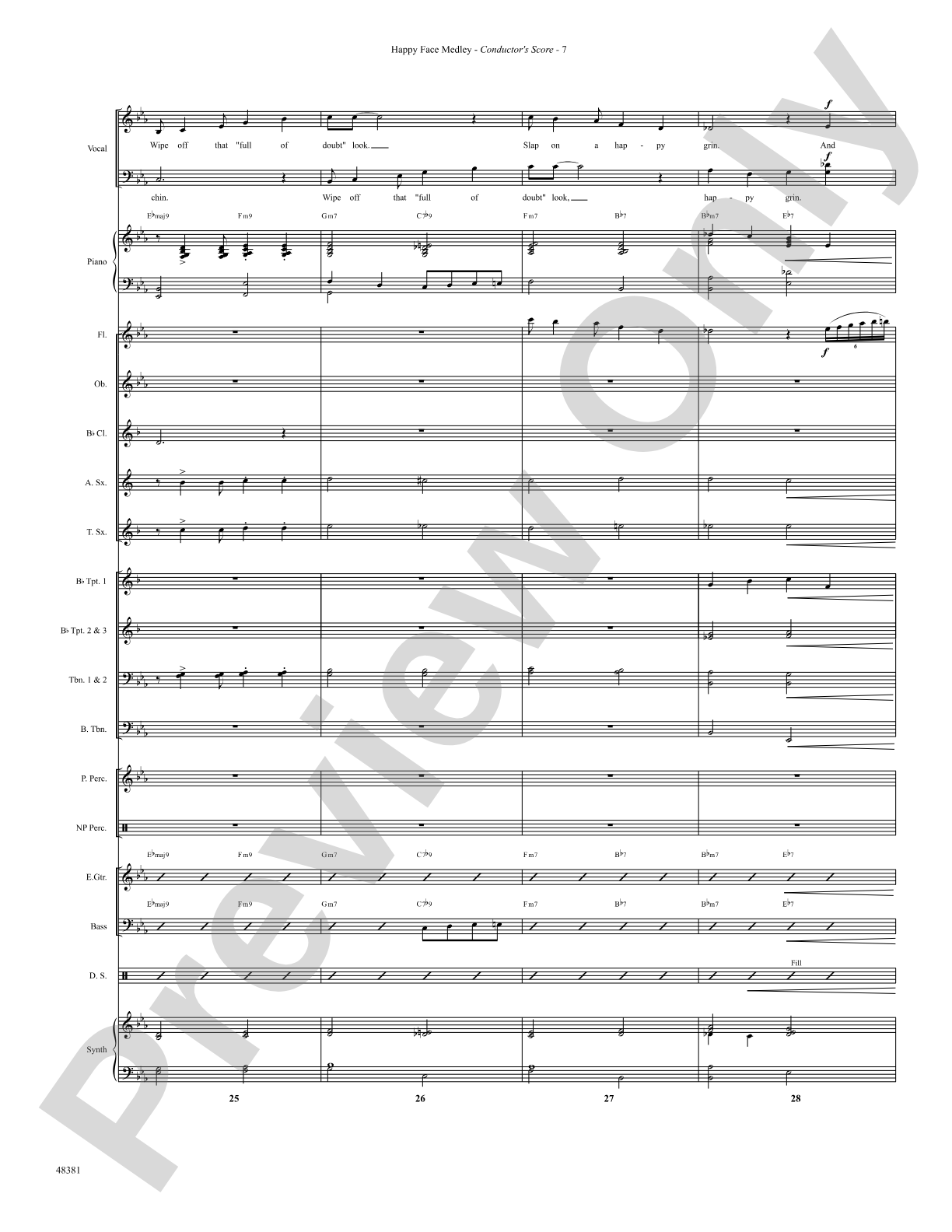 Happy Face Medley: Choral SoundPax