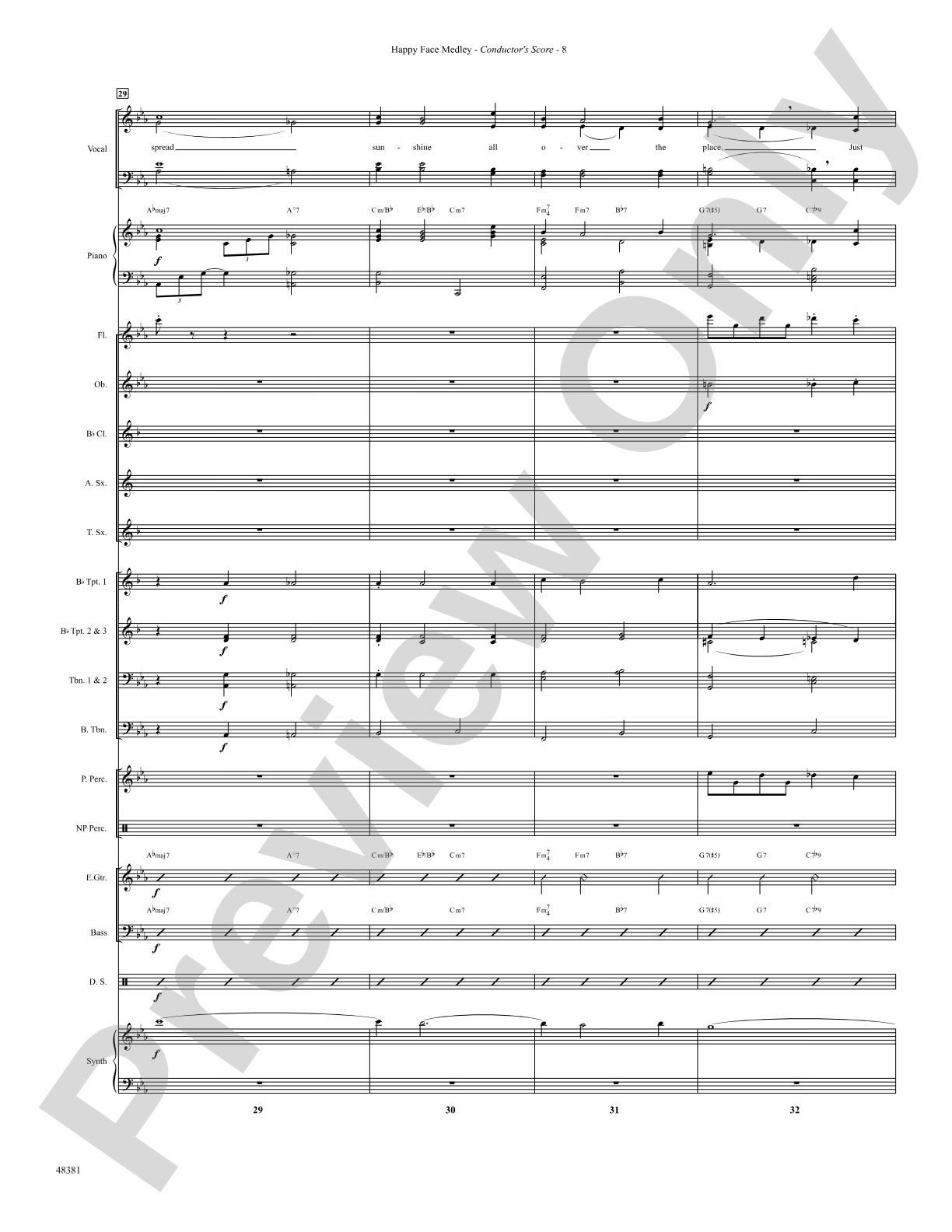 Happy Face Medley: Choral SoundPax