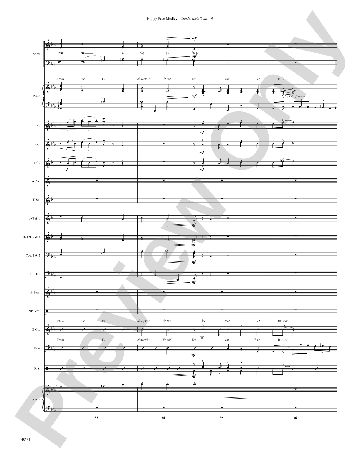 Happy Face Medley: Choral SoundPax