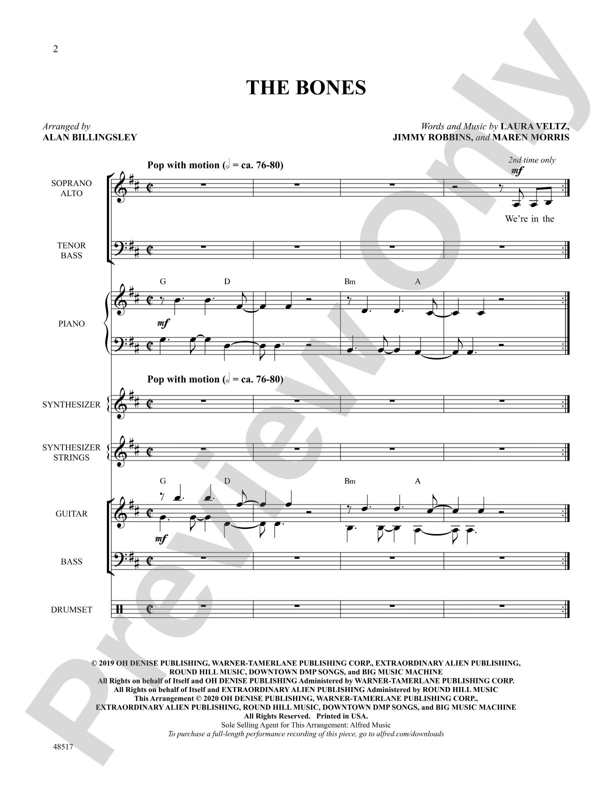 The Bones: Choral SoundPax