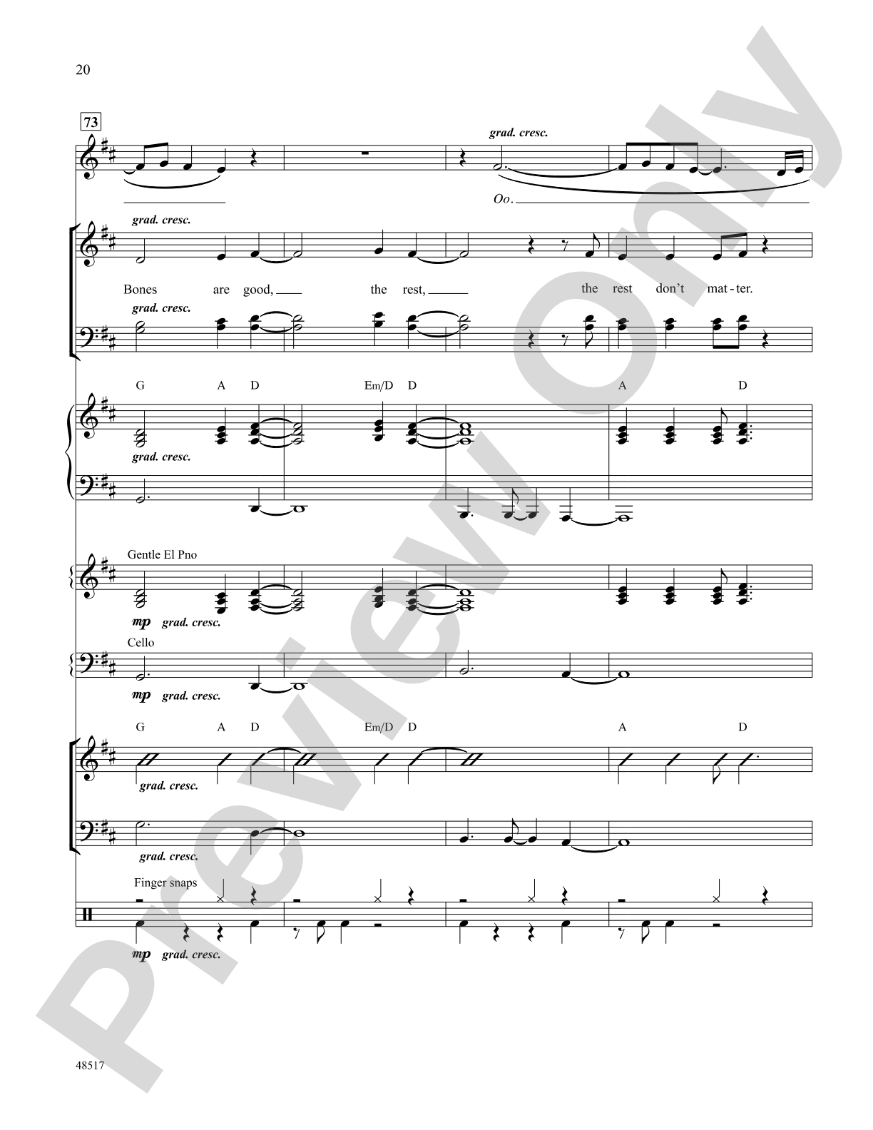 The Bones: Choral SoundPax