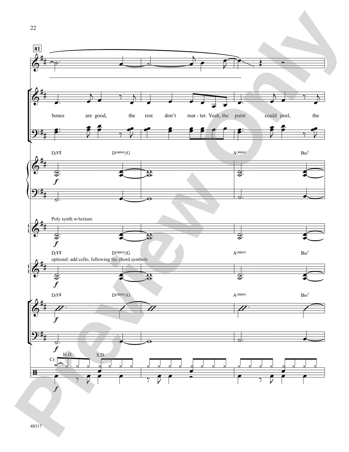 The Bones: Choral SoundPax