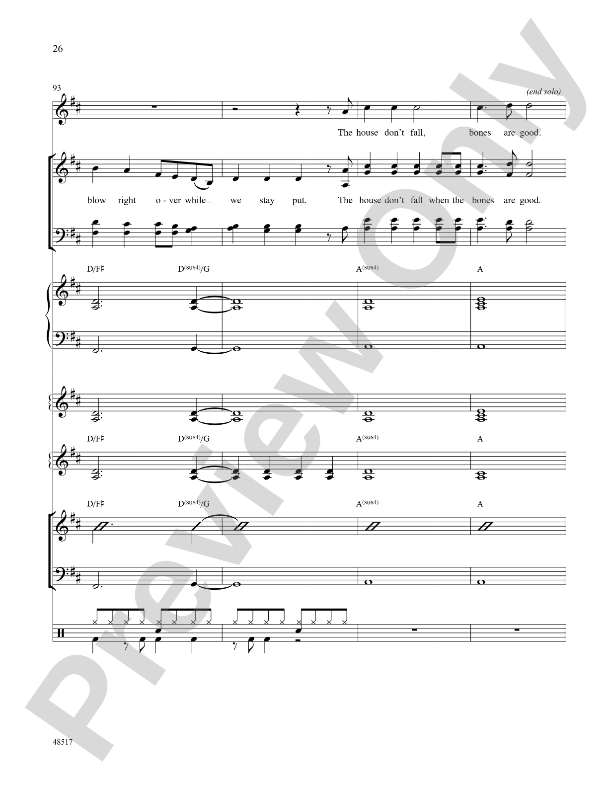 The Bones: Choral SoundPax
