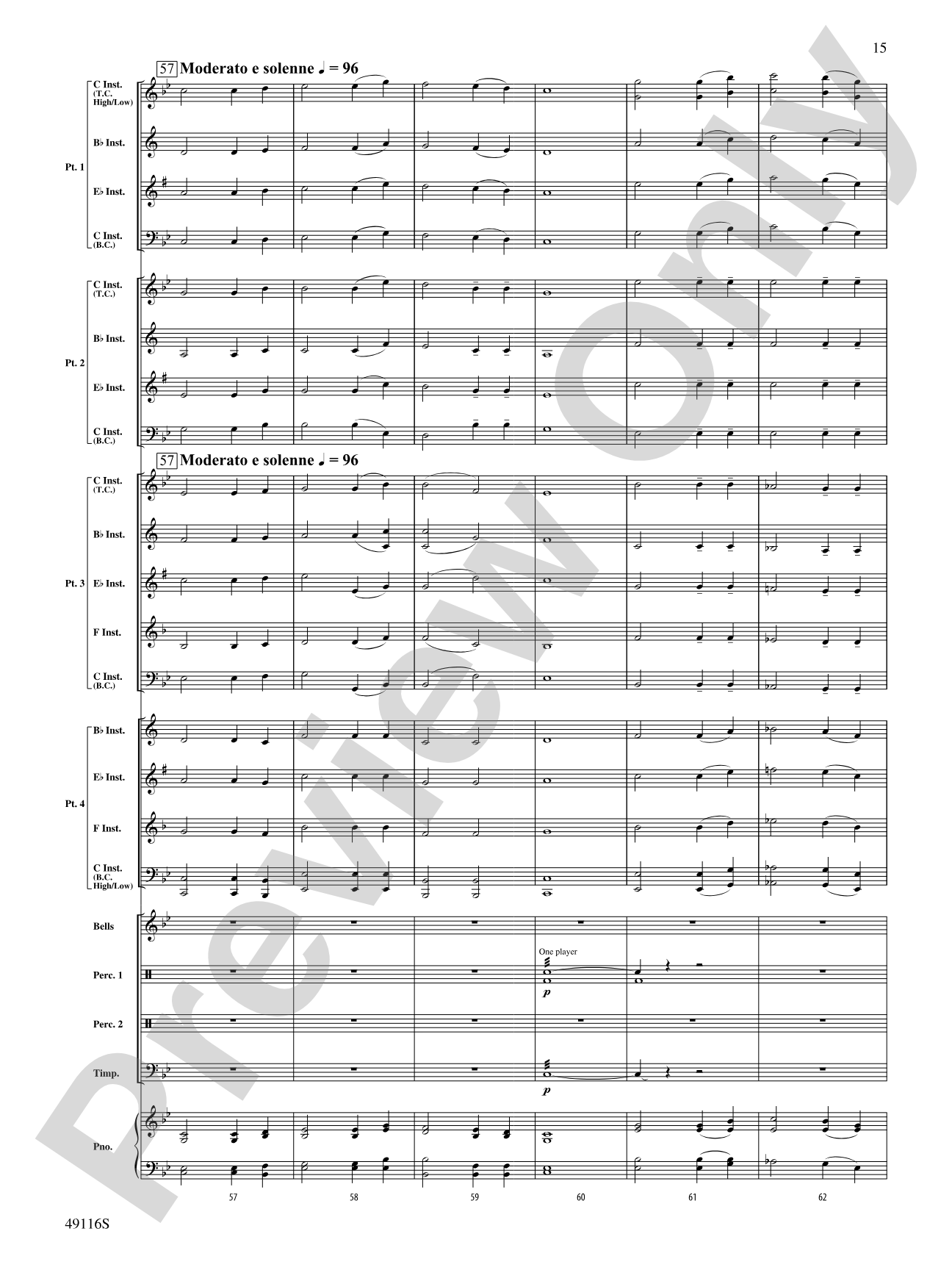 Escape from Thunder Mountain: Flexible Band/String Ensemble Score & Parts