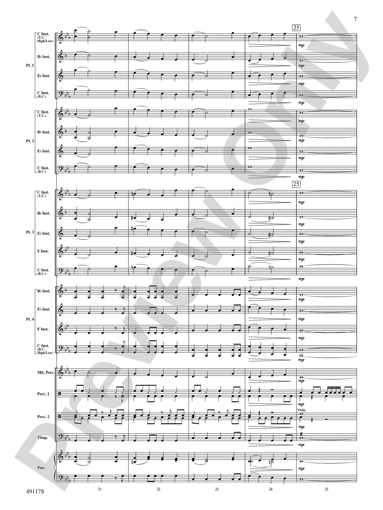 In Search of Yeti: Flexible Band/String Ensemble Score & Parts