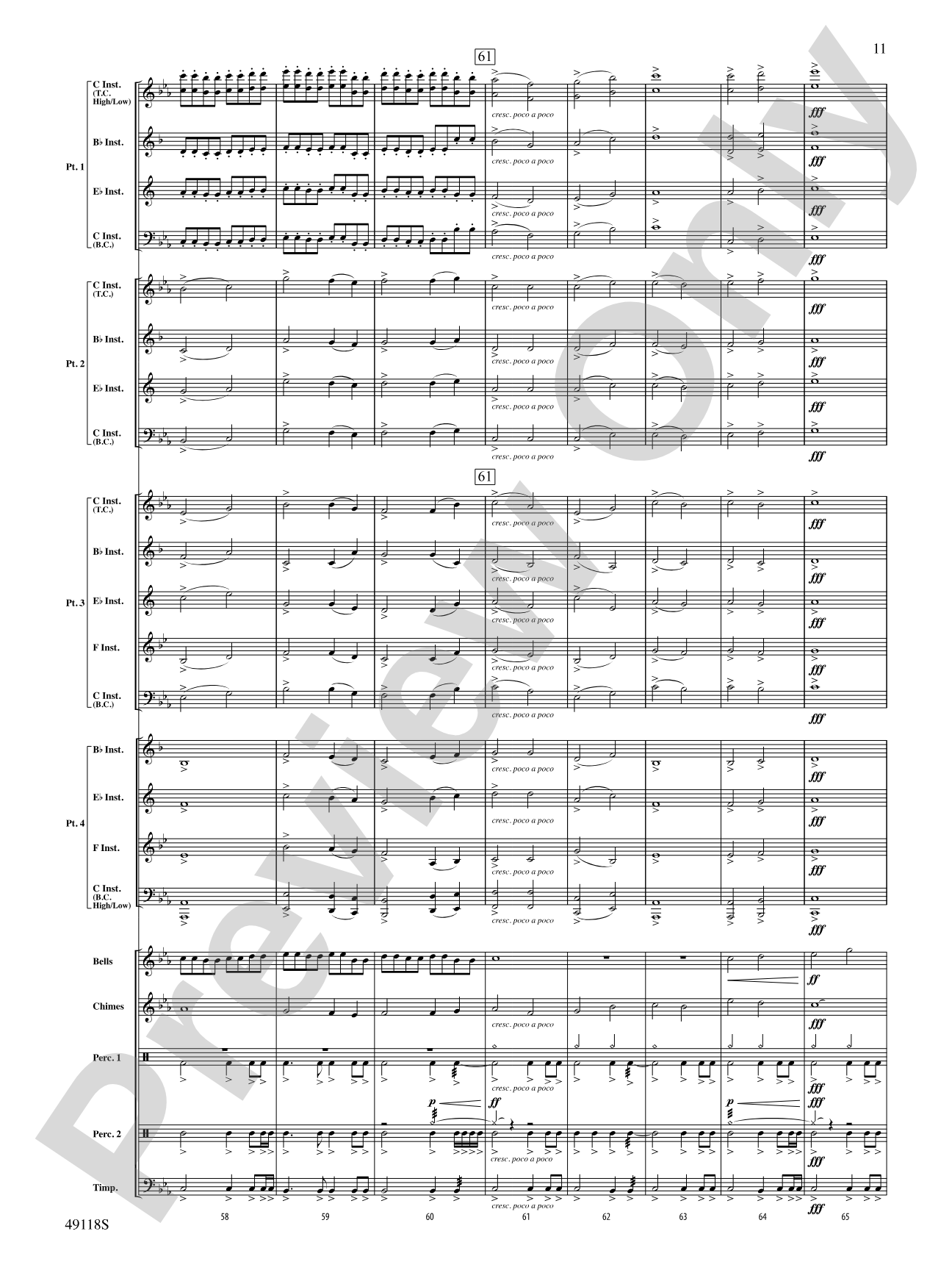 Defenders of the Realm: Flexible Band/String Ensemble Score & Parts