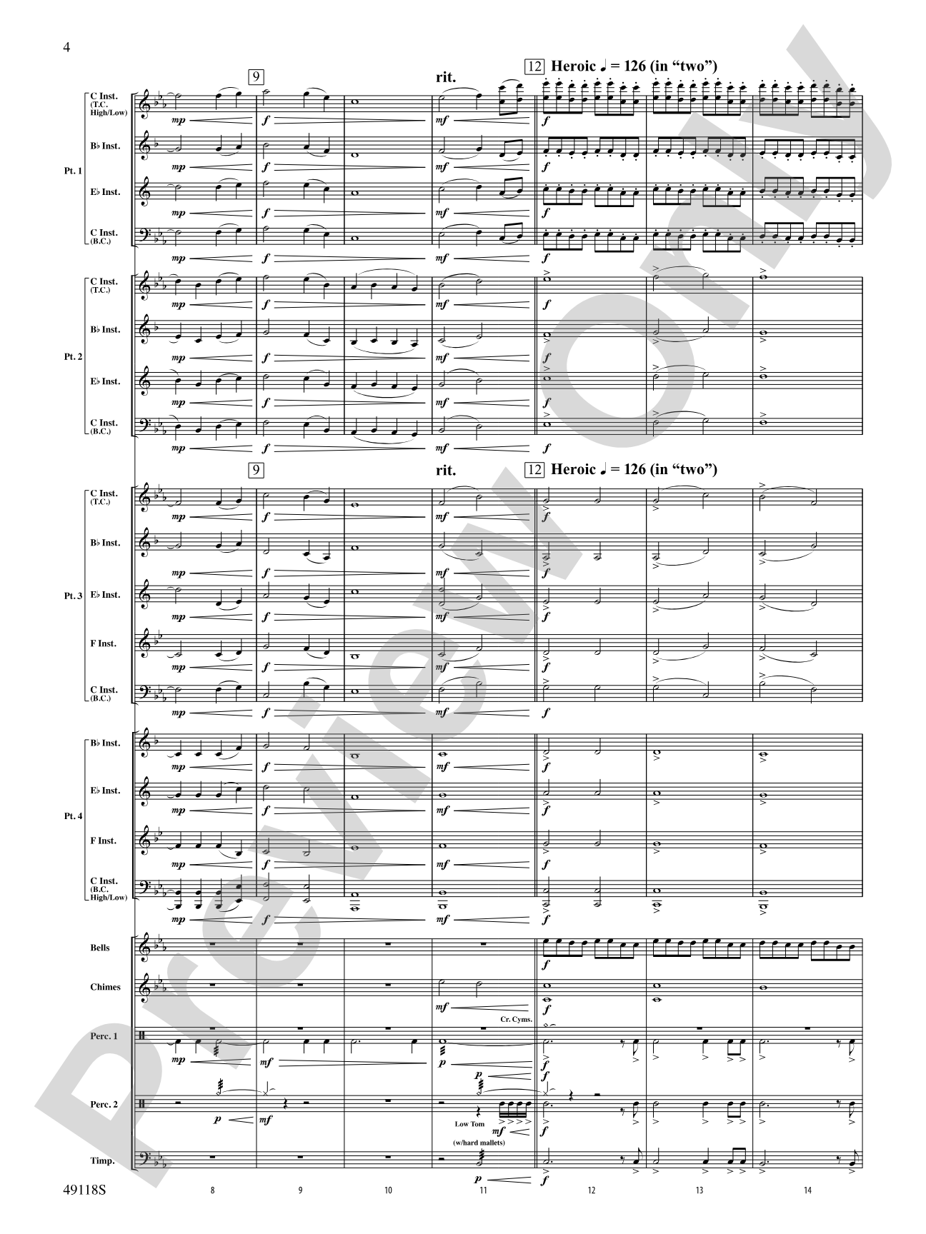 Defenders of the Realm: Flexible Band/String Ensemble Score & Parts