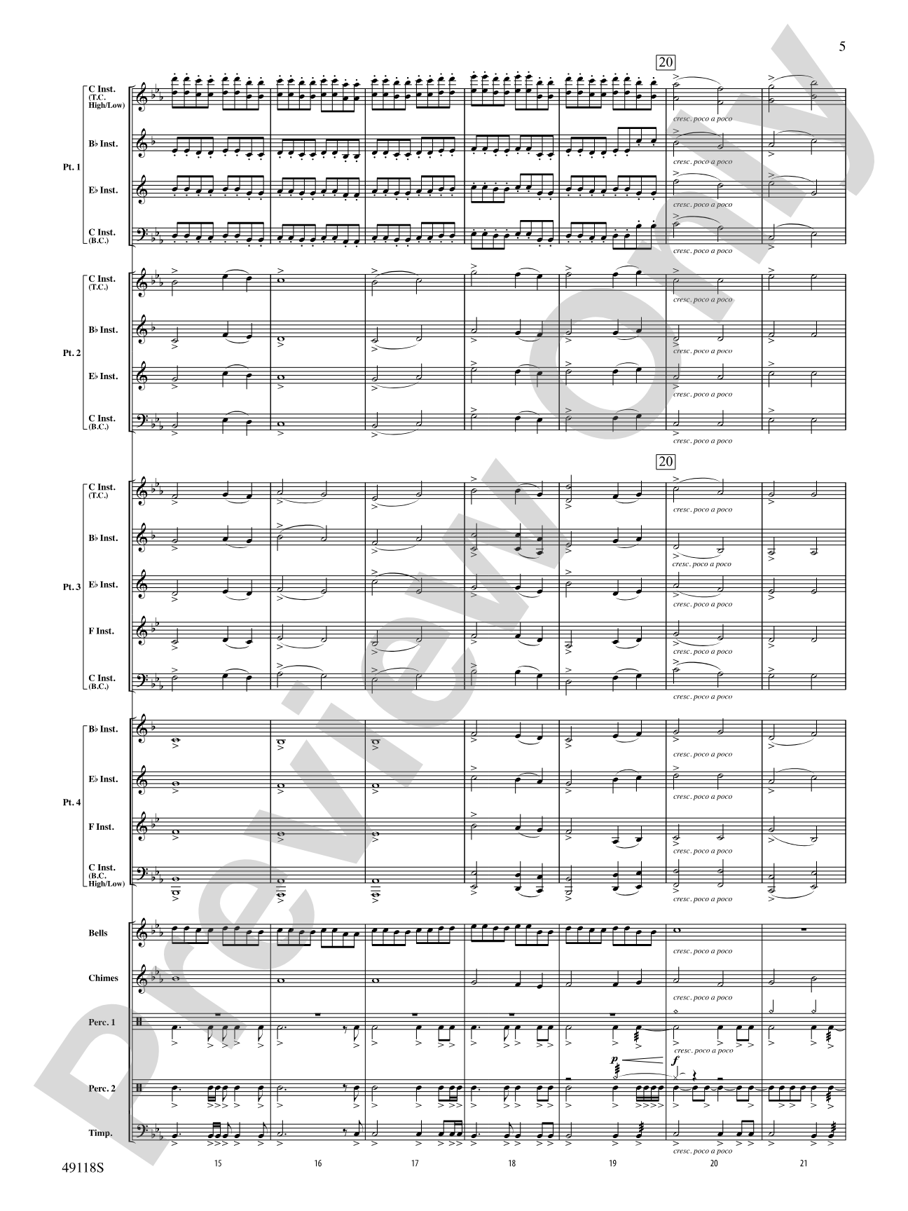 Defenders of the Realm: Flexible Band/String Ensemble Score & Parts