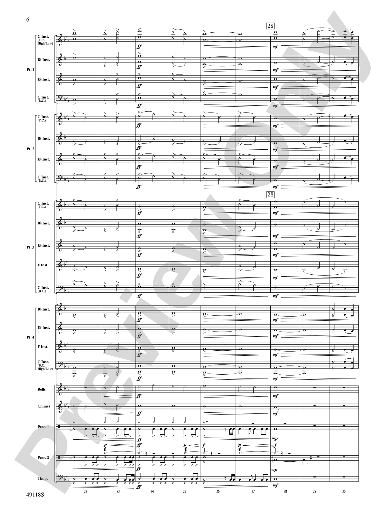 Defenders of the Realm: Flexible Band/String Ensemble Score & Parts