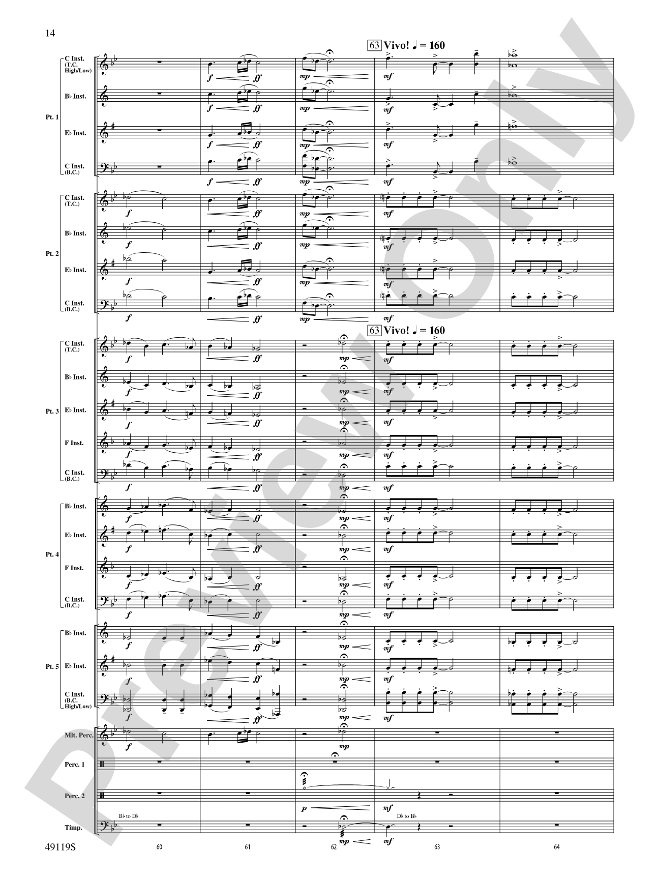 Where Stand the Dauntless: Flexible Band/String Ensemble Score & Parts