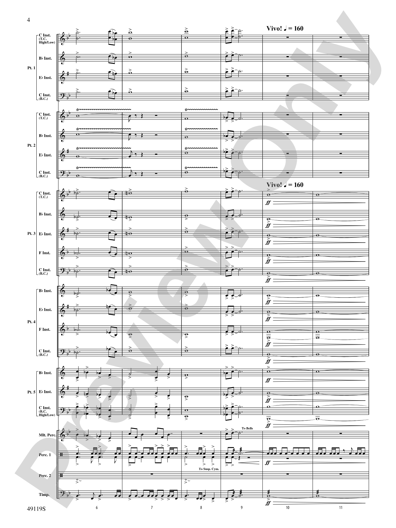 Where Stand the Dauntless: Flexible Band/String Ensemble Score & Parts
