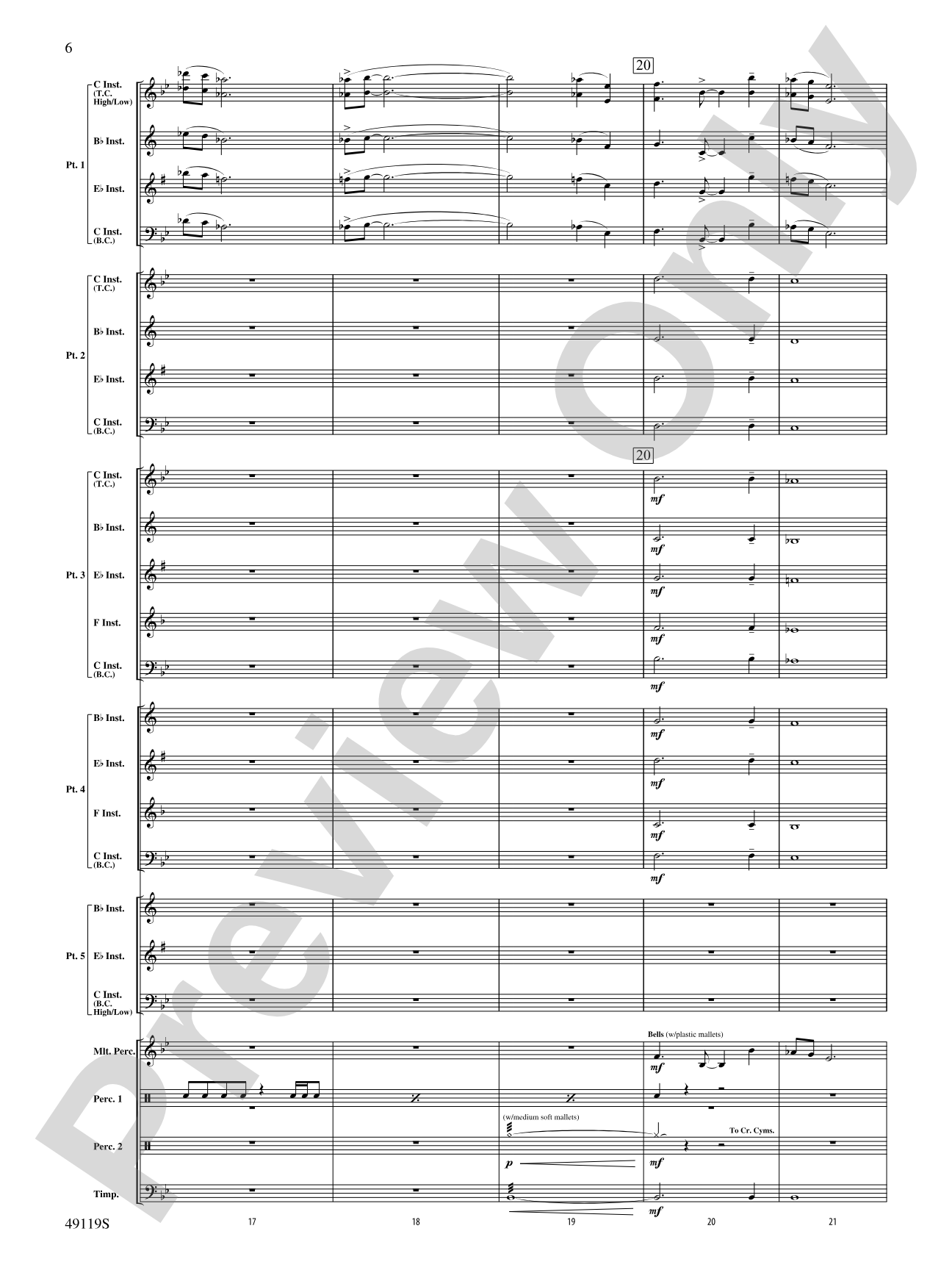 Where Stand the Dauntless: Flexible Band/String Ensemble Score & Parts