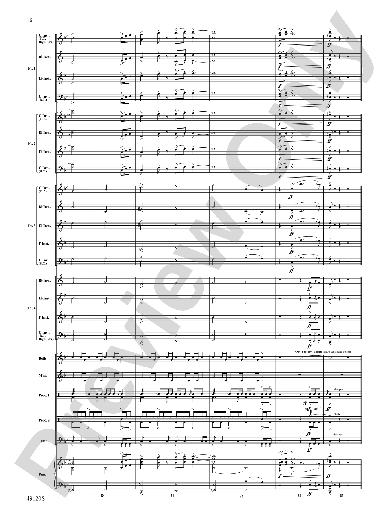 Rock Solid: Flexible Band/String Ensemble Score & Parts