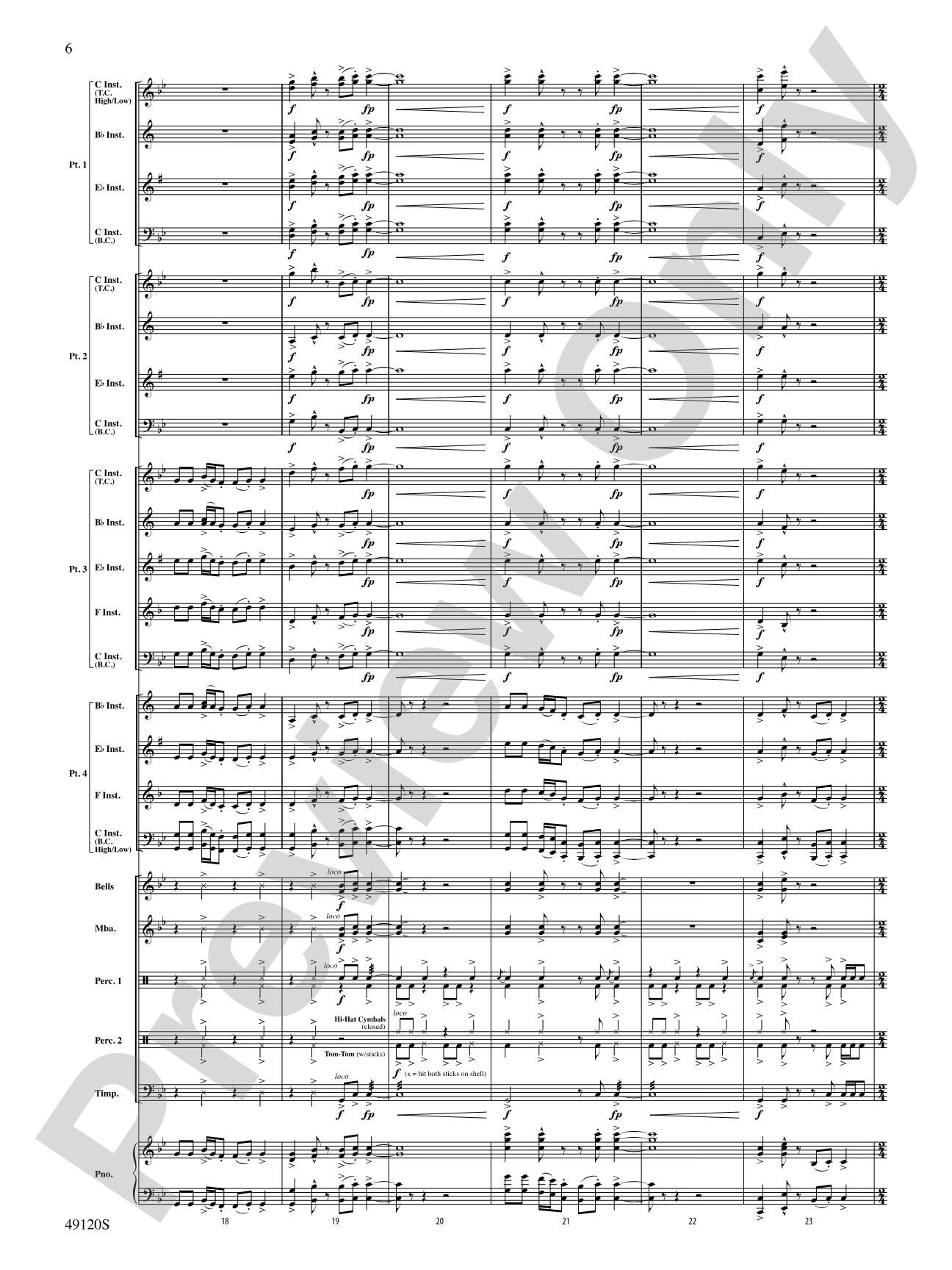 Rock Solid: Flexible Band/String Ensemble Score & Parts