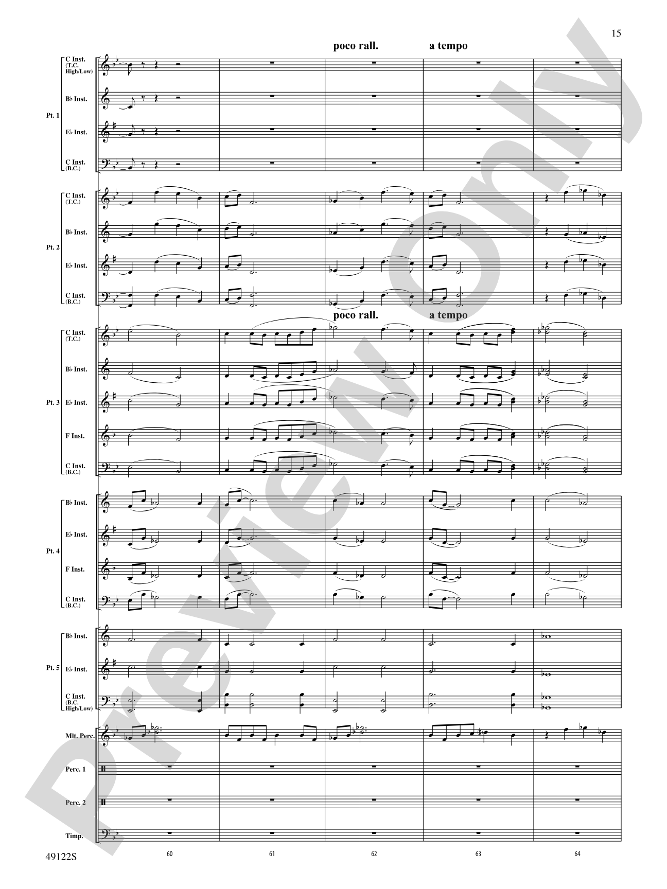 Ride Through the Valley: Flexible Band/String Ensemble Score & Parts