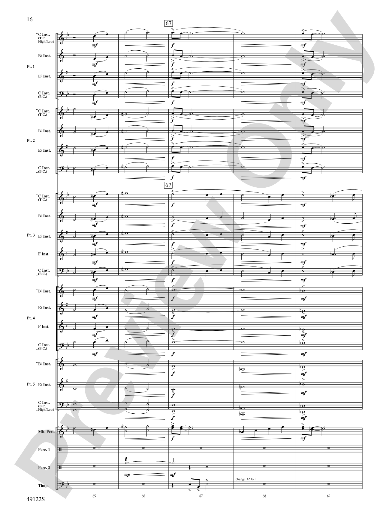Ride Through the Valley: Flexible Band/String Ensemble Score & Parts