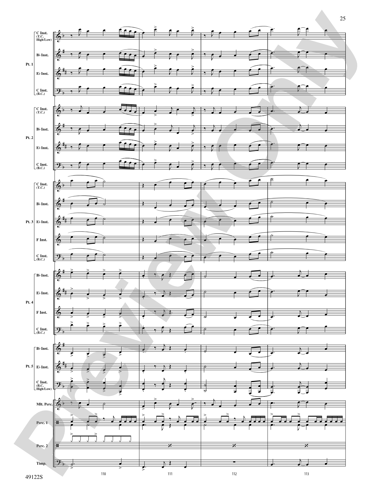 Ride Through the Valley: Flexible Band/String Ensemble Score & Parts