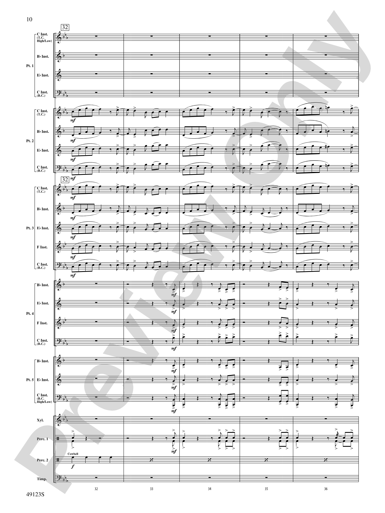 Flamingo Road: Flexible Band/String Ensemble Score & Parts